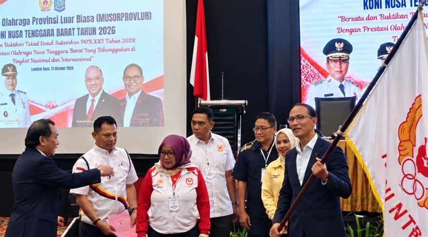 Mohan Roliskana Pimpin KONI NTB 2026–2030, Targetkan Prestasi di PON 2028