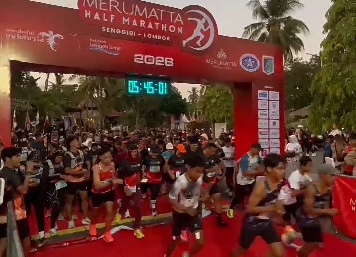 1.000 Lebih Pelari Ikuti Merumata Half Marathon, Kids Dash Jadi Primadona Baru