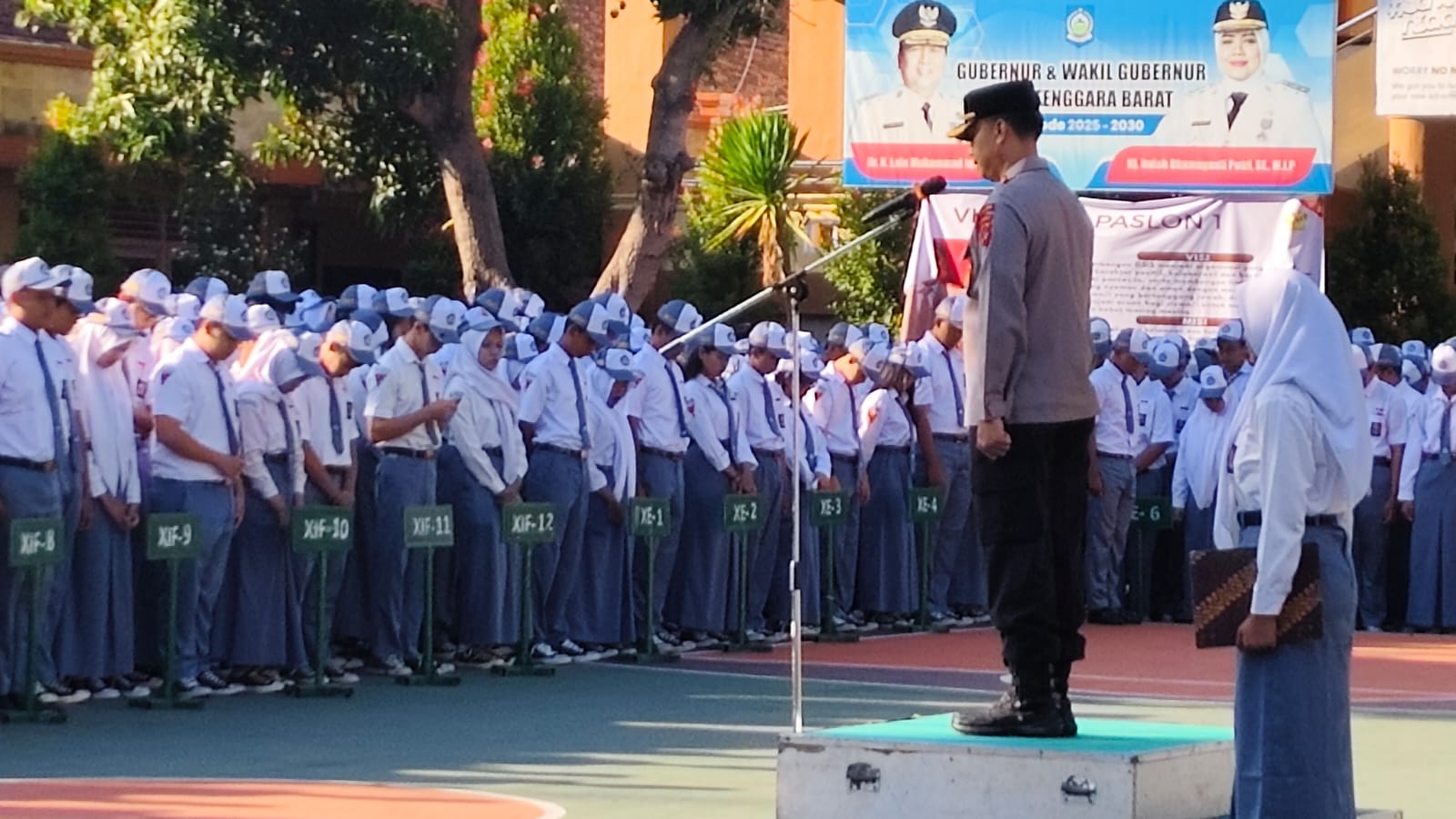 Polda NTB Ingatkan Pelajar SMAN 1 Mataram Bahaya Judi Online