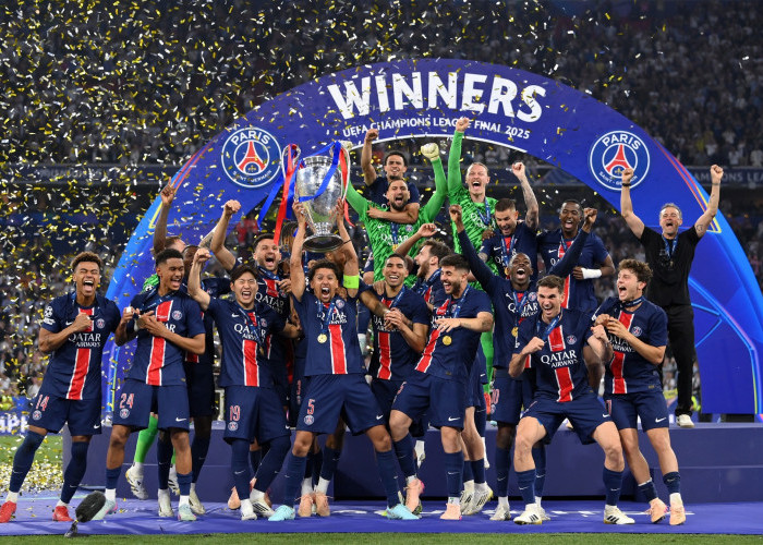 Hasil Final Liga Champions: PSG Jawara Eropa, Inter Milan Merana Dihajar 5 Gol
