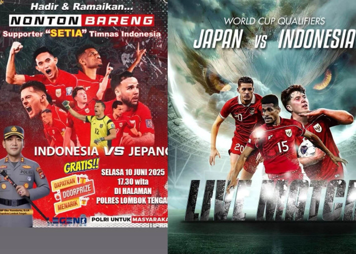 Lokasi Nobar Timnas Indonesia Vs Jepang di Wilayah Nusa Tenggara Barat pada Selasa, 10 Juni 2025
