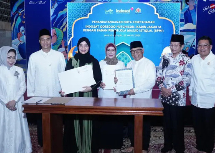 Indosat Ooredoo Hutchinson, Badan Pengelola Masjid Istiqlal Bersama Kadin Jakarta Sepakat Jalin Kerja Sama