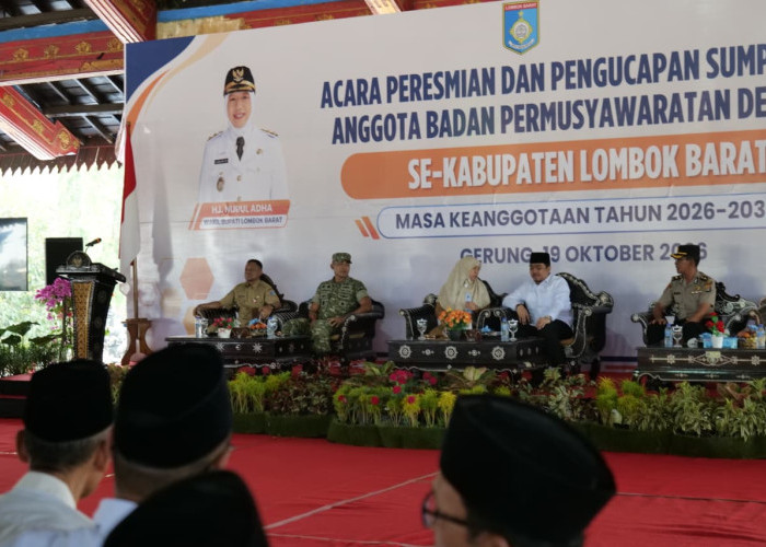 Ketua DPRD Lombok Barat Hadiri Peresmian 450 Anggota BPD Periode 2026–2034