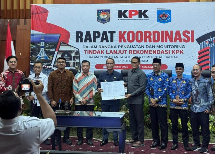 KPK Dampingi Pemkot Mataram Perkuat Tata Kelola Anggaran dan Cegah Korupsi