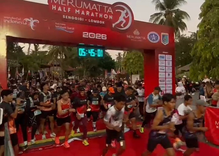 1.000 Lebih Pelari Ikuti Merumata Half Marathon, Kids Dash Jadi Primadona Baru