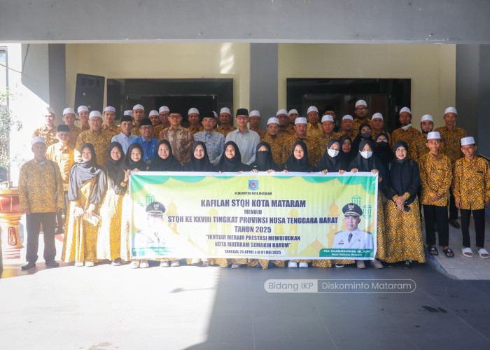Kota Mataram Kirim 50 Kafilah ke STQ NTB, Wali Kota: Tunjukkan Etika dan Semangat!