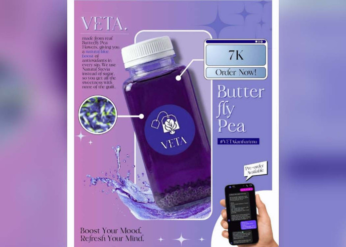 Hadir Minuman Bunga Telang, Ampuh Lawan Stres Tanpa Kafein