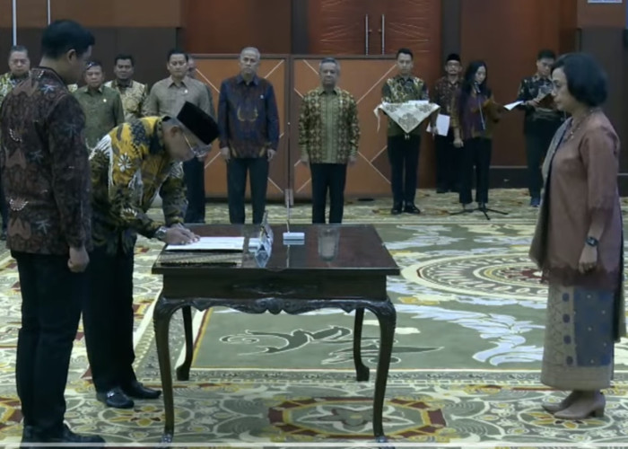 MenKeu Sri Mulyani Resmi Lantik 22 Pejabat Eselon I, Ada Djaka Budi Utama dan Bimo Wijayanto