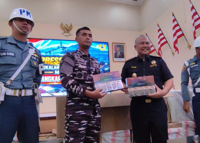 Penyelundupan 560 Ribu Batang Rokok Ilegal Digagalkan Lanal Mataram, Nilainya Capai Rp831 Juta