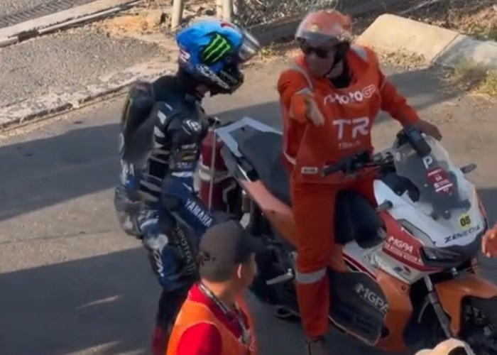Viral Alex Rins Cekcok dengan Marshal di MotoGP Mandalika