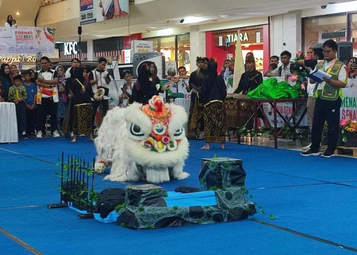 Teng! Persatuan Liong dan Barongsai Tampil di FORNAS VIII NTB, Bawa Warisan Budaya ke Arena Nasional