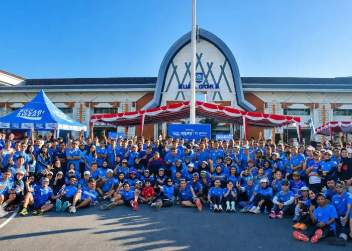 Sekda NTB Lepas 550 Runners pada Road to Mataram Menuju Pocari Sweat Run Lombok 2026